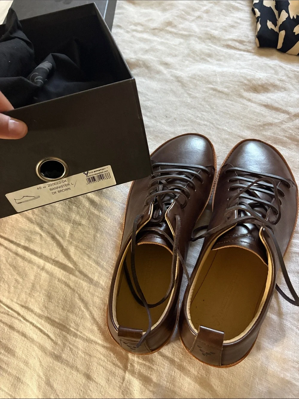 Vivo Barefoot Bannister L Dark Brown Leather Men's Shoes